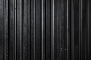 The black corrugated metal background and texture surface, galvanize steel, and black metal sheet wall or fence seamless background are available.