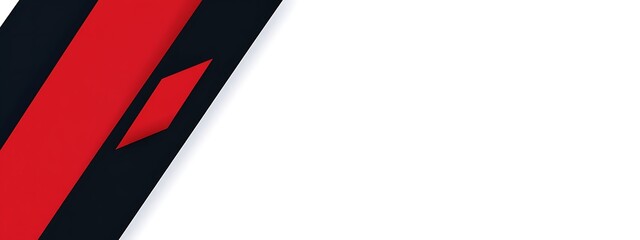 Abstract background with red and black stripes on a white background.