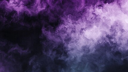 Obraz premium Purple and white smoke creating mysterious shapes and figures, useful as a background or texture. The image is suitable as a background for various projects