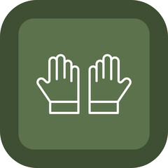 Gloves Vector Icon Design