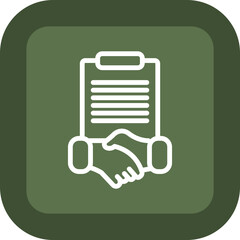 Agreement Vector Icon Design