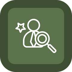 Talent Search Vector Icon Design