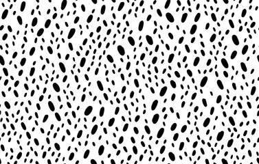 Hand Drawn dash pattern. Seamless pattern with small black lines