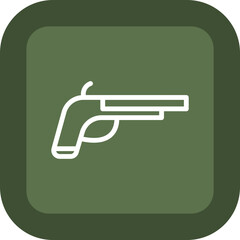 Gun Vector Icon Design