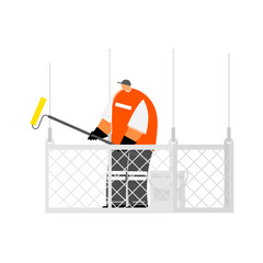 Painting  occupational cartoon  