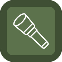 Spyglass Vector Icon Design