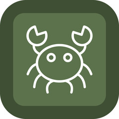 Crab Vector Icon Design