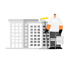Painting  occupational cartoon  