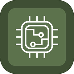 Processor Vector Icon Design