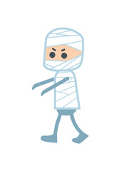 ハロウィンのコスプレをする子供