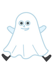 ハロウィンのコスプレをする子供