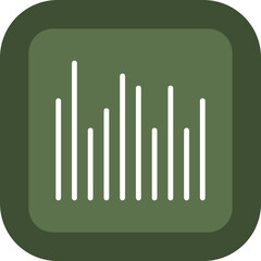 Audio Bars Vector Icon Design