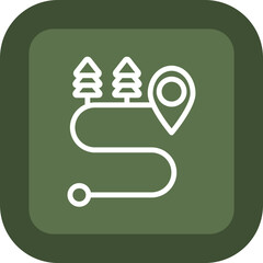 Sealed Road Vector Icon Design