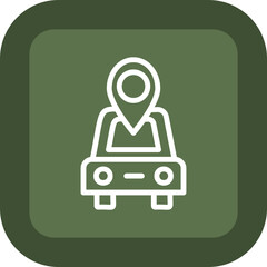 Driving Vector Icon Design