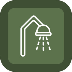 Shower Vector Icon Design