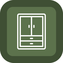 Wardrobe Vector Icon Design