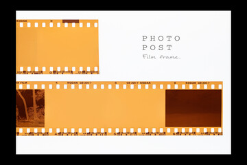 Bangkok, Thailand - December 5, 2023 film collections frame.Film frame.