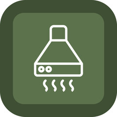 Extraction Hood Vector Icon Design