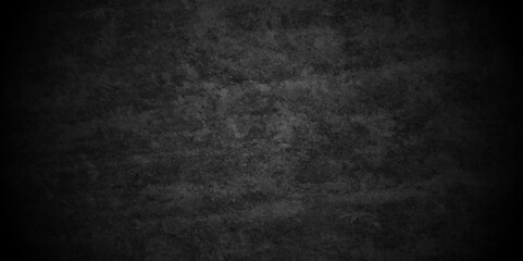 Dark black concrete wall texture element vintage grunge charcoal color paint rough, distress backdrop grungy empty dark black old wall floor background with black copy for space texture.