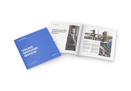 Square Brochure Mockup 02