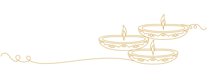 line art diwali illustration background