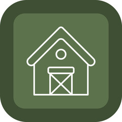 Obraz premium Barn Vector Icon Design