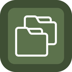 Folder Copy Vector Icon Design