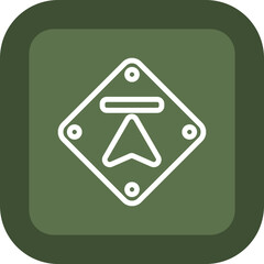 Upwards Arrow Vector Icon Design