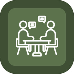 Business Meeting Icon Design