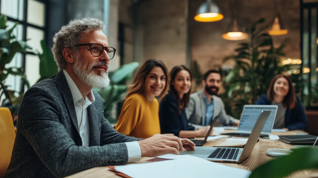 Colleagues sharing screens during a virtual meeting to review a presentation