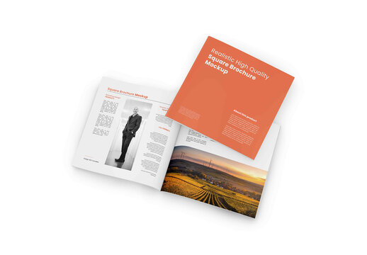 Square Brochure Mockup 03