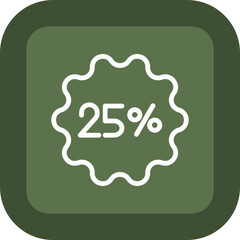 25 Sale Icon Design