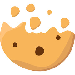 Fototapeta premium Chocolate Cookies Illustration