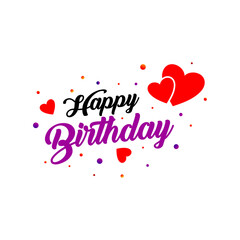 Happy Birthday Day On Transparent Background