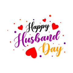 Happy Husband Day On Transparent Background