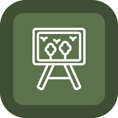 Canvas Vector Icon Design