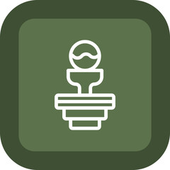 Statue Vector Icon Design