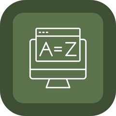 Vocabulary Vector Icon Design