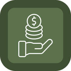 Charity Fund Vector Icon Design