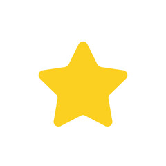 Obraz premium Star simple icon. Rating star. Review star. Vector
