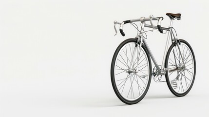 Fototapeta premium Silver Vintage Road Bike