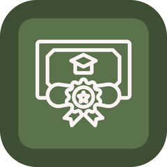 Diplomas Icon Design
