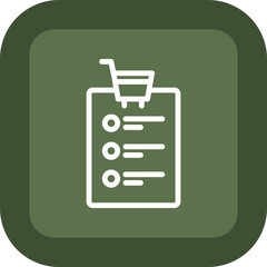 Shopping List Icon Design