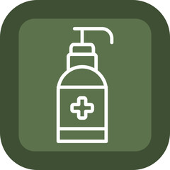Hand Sanitizer Icon Design