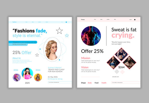 Landing Cover Page