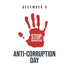 International Anti-Corruption Day vector design template good for celebration usage. International Anti-Corruption Day design. flat design. eps 10.