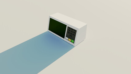3d graphical representation of electronic ballot box