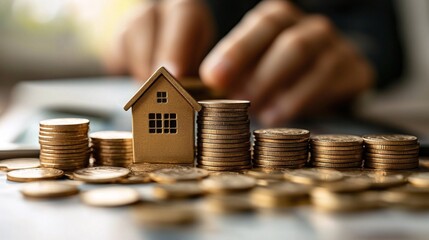 financial consultant reviewing important reports on home finances and investments to develop effective savings strategies and assess insurance options highlighting their role in guiding clients