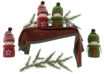 3d rendered christmas doll decoration