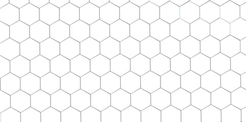 Abstract pattern with hexagonal white and gray technology line paper background. Hexagonal 3d vector grid tile and mosaic structure simple style hexagonal graphic concept. Futuristic surface design.	
